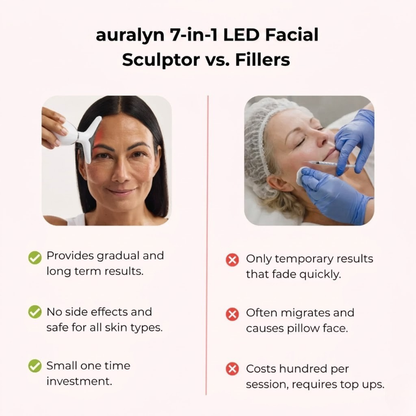 Bye-Bye Wrinkles & Double Chin &Saggy Neck –7-in-1 LED Face Lift & Sculptor