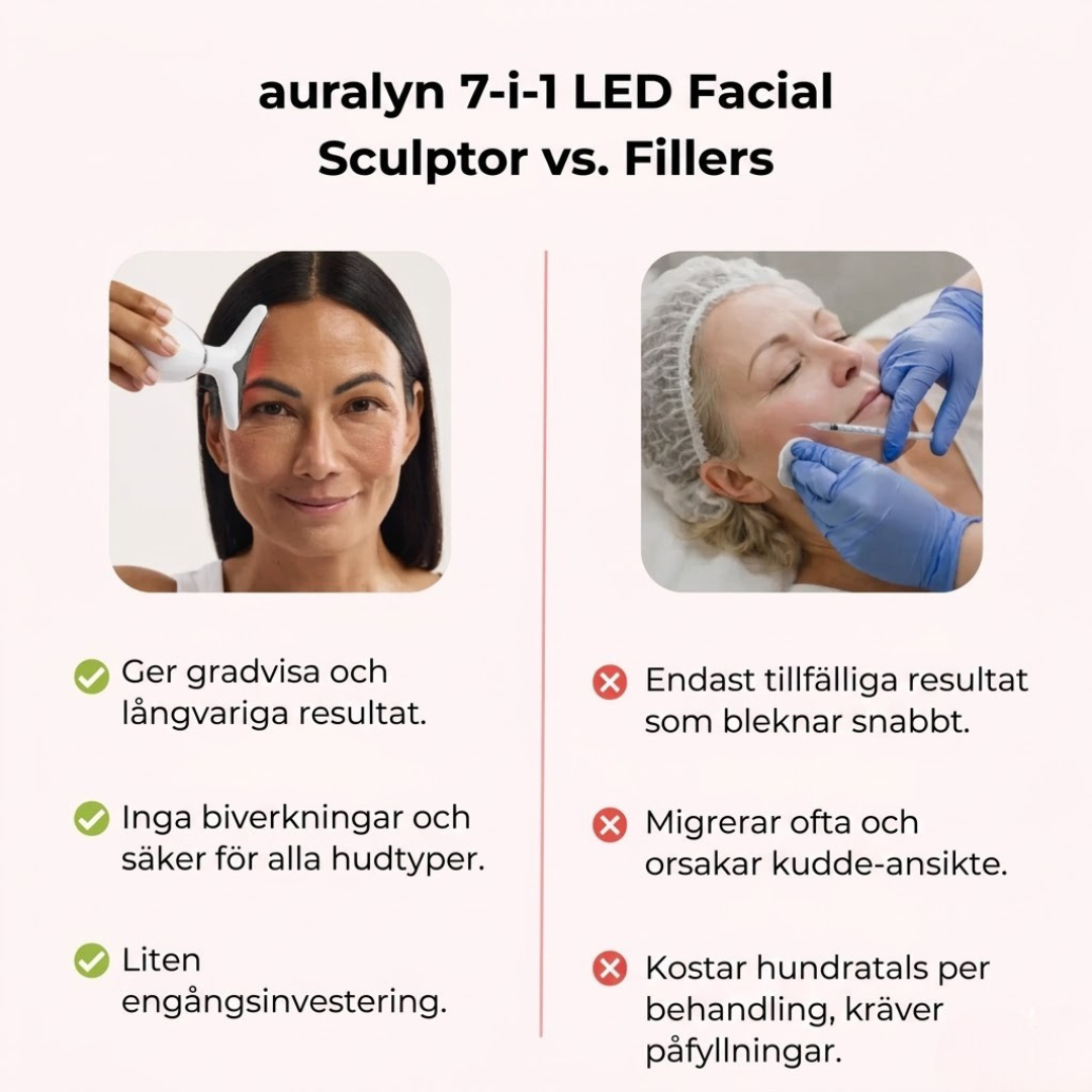 Auralyn 7-i-1 LED-ansiktsskulpterare
