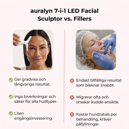 Auralyn 7-i-1 LED-ansiktsskulpterare