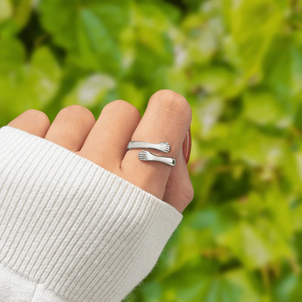 Dad & Daughter Hug Ring