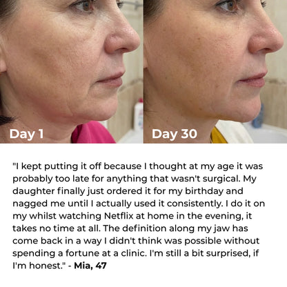 Bye-Bye Wrinkles & Double Chin &Saggy Neck –7-in-1 LED Face Lift & Sculptor